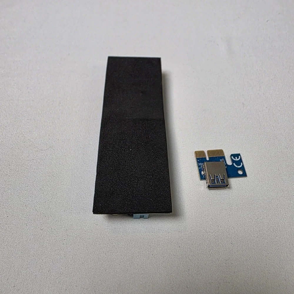 PCI-E Riser Card‎ 164IP-N06 VER 006C 1x to 16x Blue 6-Pin Powered 24in USB 3.0